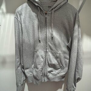 Uniqlo Heather Gray Hoodie - Size S